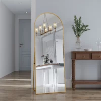 🪞KLELYA Miroir complet du corps 162 × 53 cm,doré – Image 4
