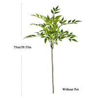 🌿Plantes artificielles Nandina & feuillages tropicaux décoratifs (75 à 140 cm) – Image 4